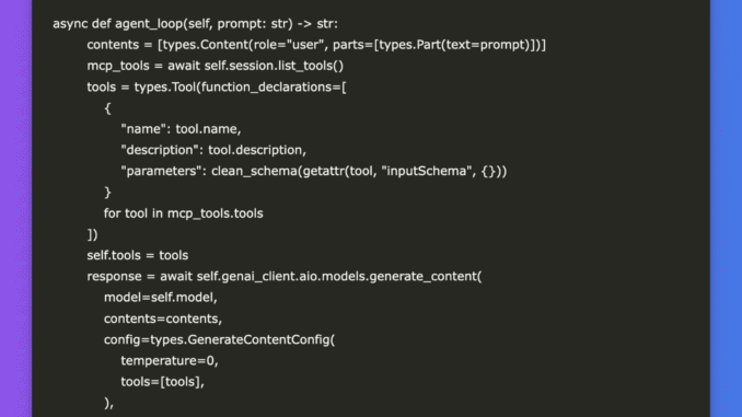 How to Create a Custom Model Context Protocol (MCP) Client How to Create a Custom Model Context Protocol (MCP) Client Using Gemini