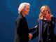 European Commission president Ursula von der Leyen, left, and Italy’s PM Giorgia Meloni