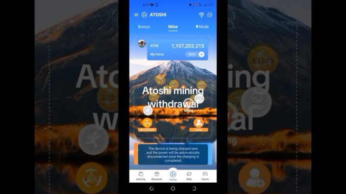 Atoshi mining global full tutorial(2025) Step by step guide on how to earn free crypto daily